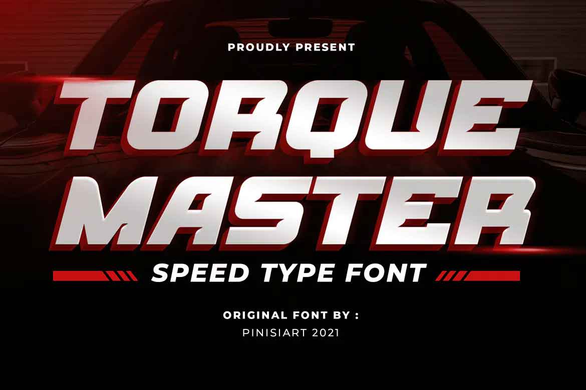 Torque Master Font Dfonts