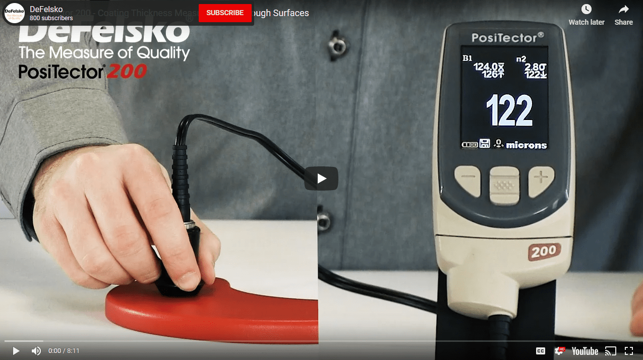 PosiTector 200 Coating Thickness Gauge | DeFelsko | DFT Instruments