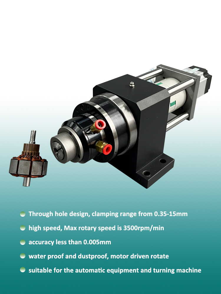 4th and 5th axis proceesing small air collet chuck high precision