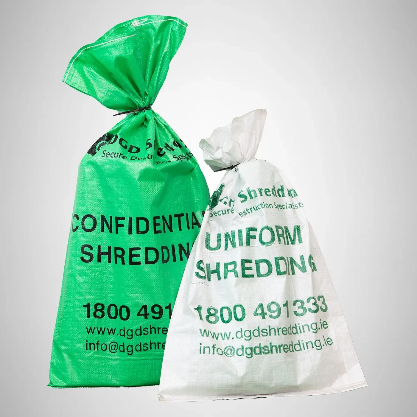 Heavy Duty Bags DGD Shredding