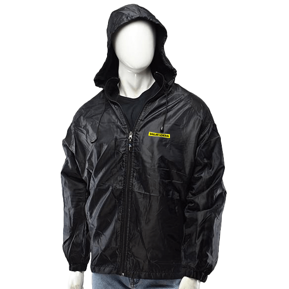 Dollar General Employee Jackets > Hooded Fleece Lined Windjacket