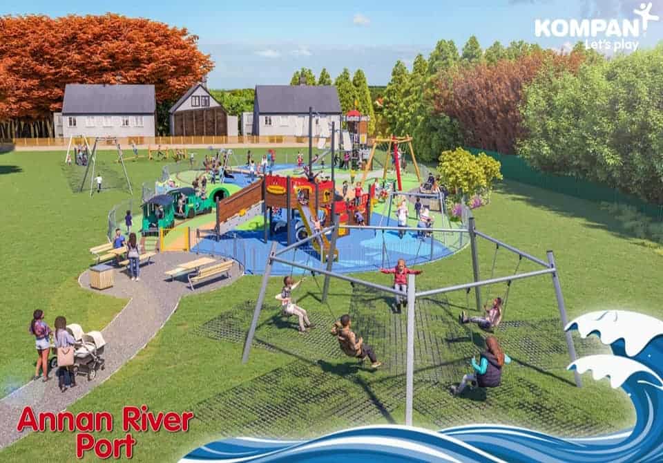 Annan Play Park Steering Group Announce New Park To Be Built This Year
