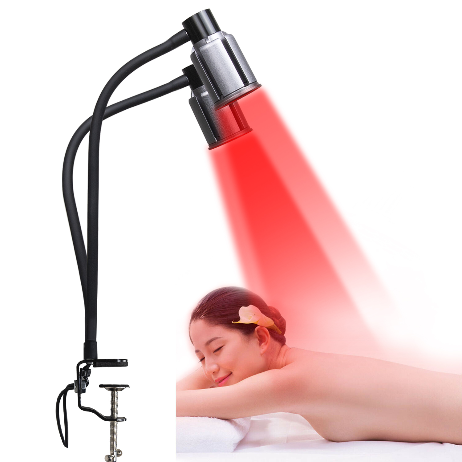 dgyao® 660nm Red Light Therapy Device Led Red Light Lamp of Two for