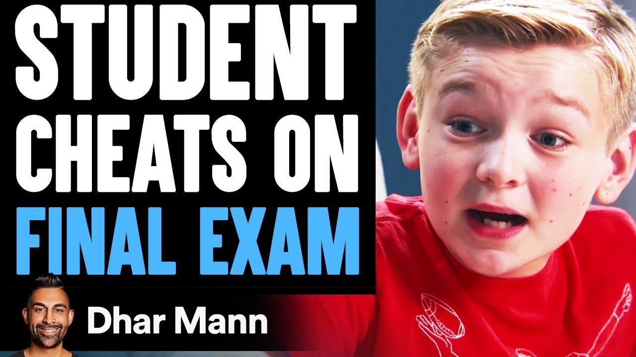 Student CHEATS On FINAL EXAM, Instantly Regrets It Dhar Mann