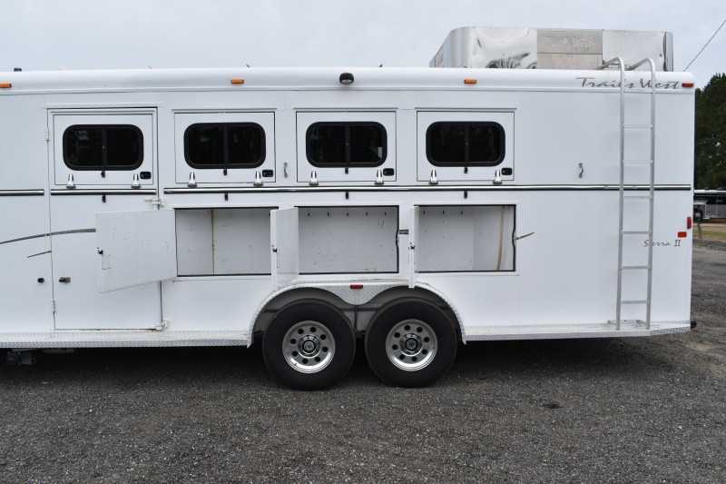 Used 2008 Trails West 4 Horse Trailer with Living Quarters Dixie