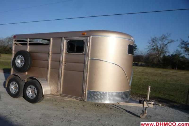 Used 2 Horse Calico Horse Trailer Bumper Pull Horse Trailer Dixie Horse & Mule Co