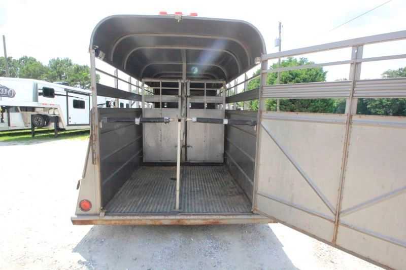 Used 2008 Ponderosa 4 Horse Trailer Bumper Pull Horse Trailer Dixie