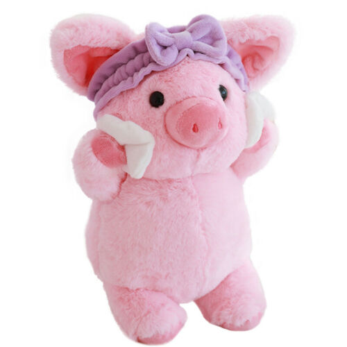 Lifelike Baby Pig Stuffed Animal Piggy, Pink Piglet Plush Toy, Rolly