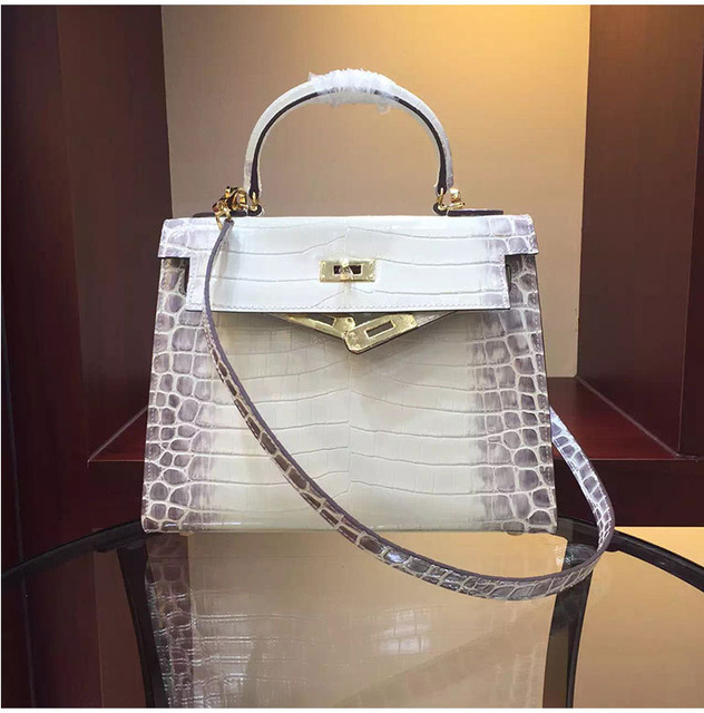 Genuine Leather Women Embossed Alligato Handbag Crocodile Totes 2017