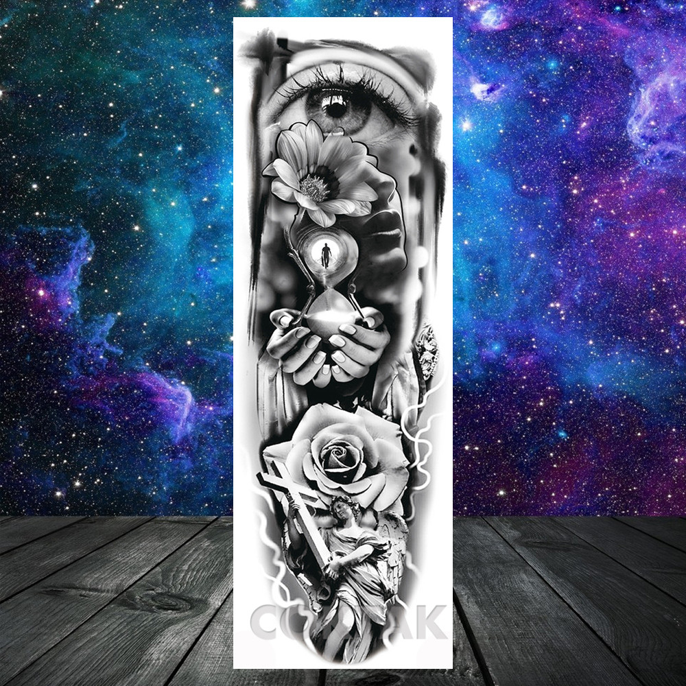 Acquista Perfectionsrealistic Impermeabile Arm Full Braccio Temporaneo Tatuaggi Falso Orologio Rosa Evil Eys Roma Lion Knight Tatuai Adesivo Le Donne Makeup A 8,11 € Dal Perfections | It.dhgate.com 1000_x_1000_jpg