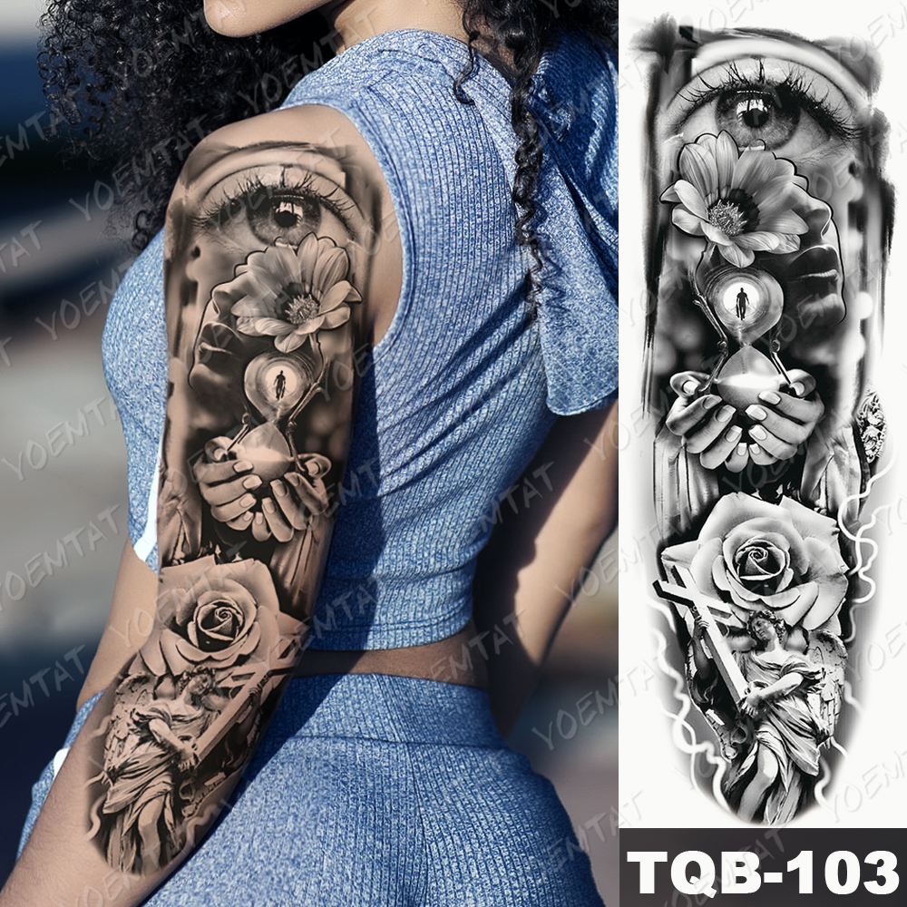 Best Quality Large Arm Sleeve Tattoo Zeus Gods Lightning Hell Waterproof Temporary Tatto Sticker Poseidon Bear Body Art Full Fake Tatoo Men At Cheap Price, Online Tattoo Books | Dhgate.com 1000_x_1000_jpg