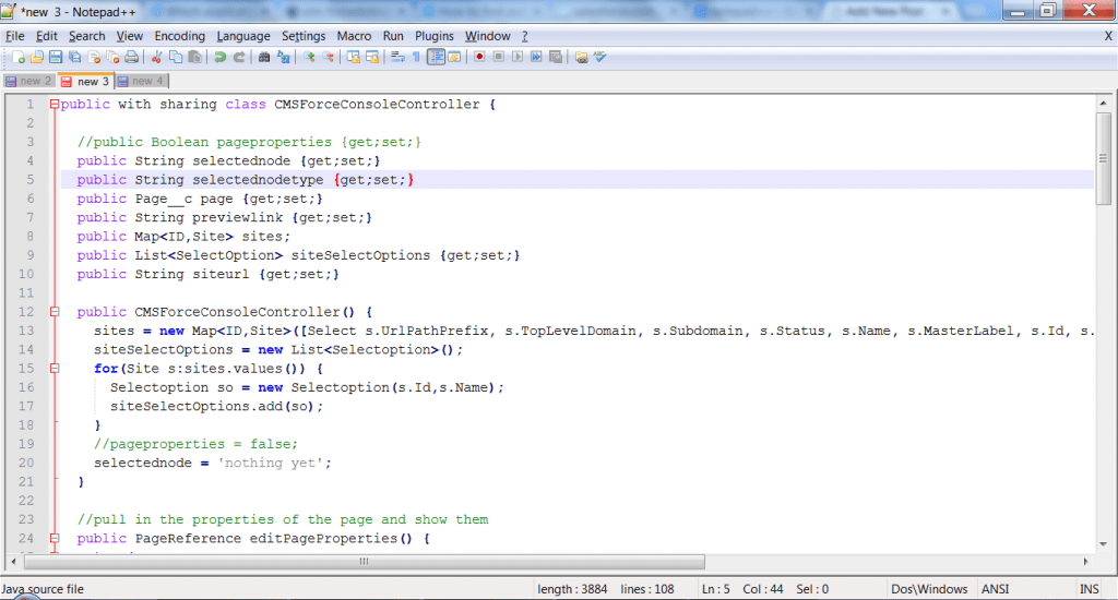 Apex and Visualforce syntax highlighting in Notepad++