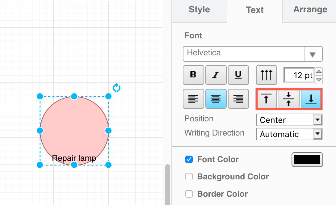 Blog Align text labels inside and outside shapes
