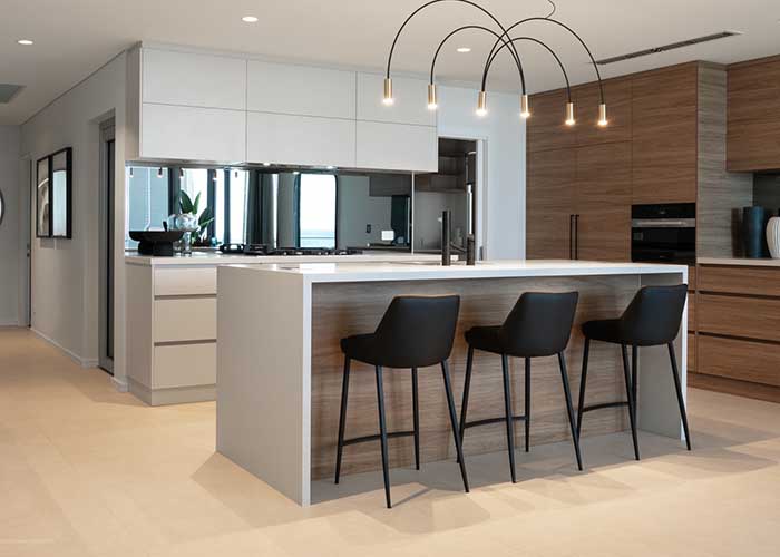 Mirror Splashbacks Perth Bronze Grey Blue AGrade