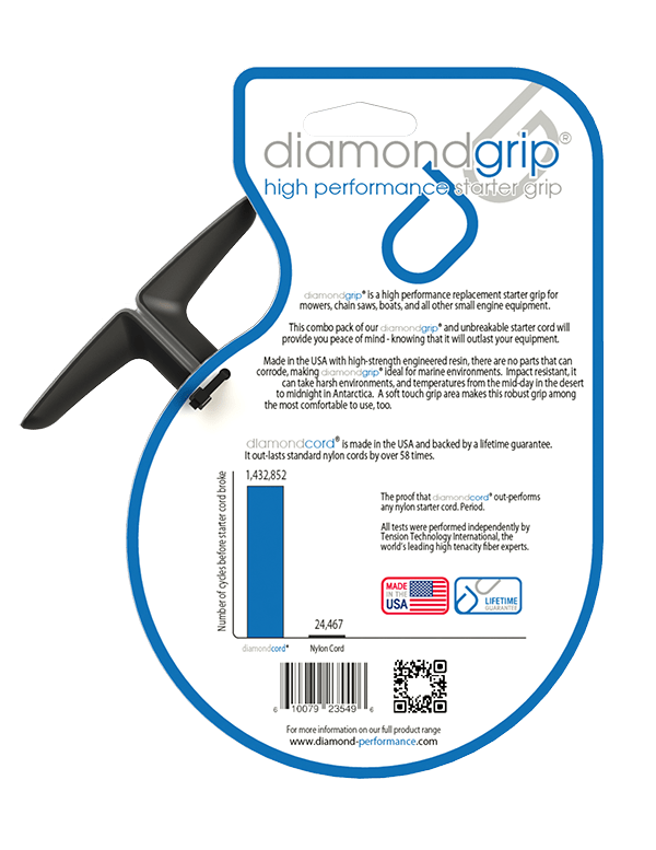 Pull Cord Handle Guaranteed Unbreakable! diamondgrip™