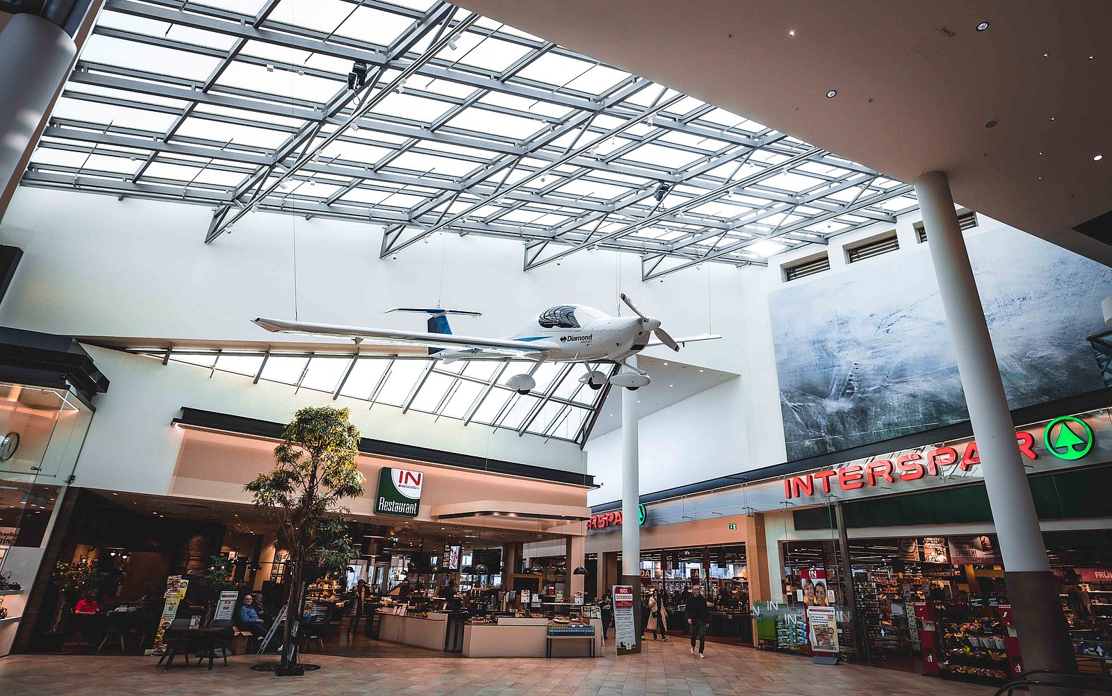 A DV20 on display at lofty heights in a local shopping mall Diamond