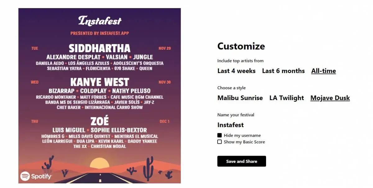 Aprende hacer tu cartel musical con Instafest App