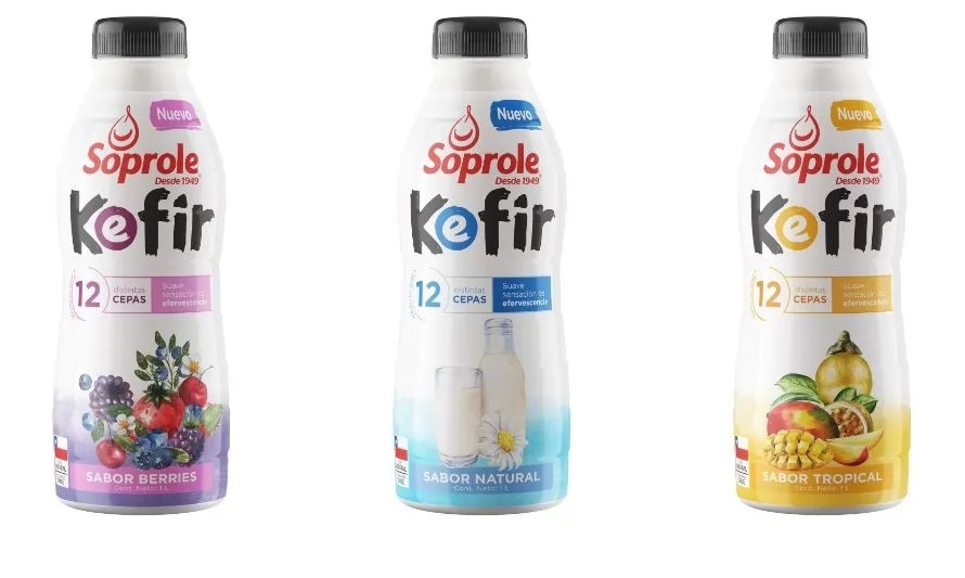 Kéfir la nueva bebida láctea de Soprole cuyo consumo diario puede