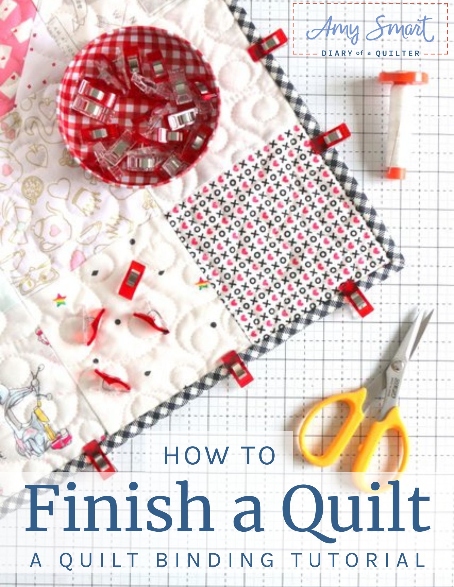How to Finish a Quilt Tutorial Diary of a Quilter