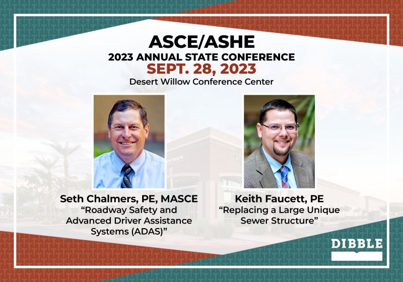 Seth Chalmers, PE, and Keith Faucett, PE, Present at the ASCE/ASHE 2023