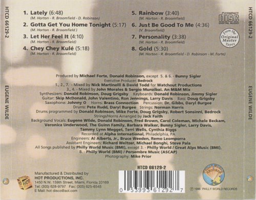 Eugene Wilde Eugene Wilde (Reissue) (1984/1996)