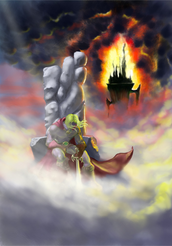 Fallen King Drawings