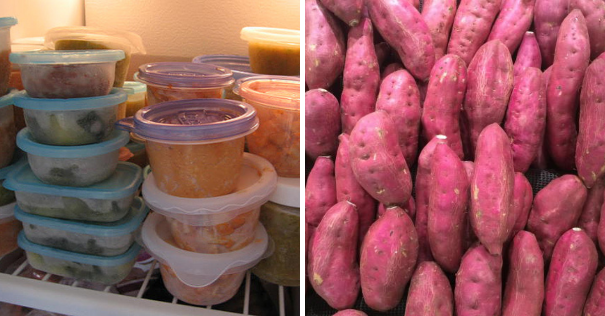 Como congelar batatadoce sem perder o alimento?