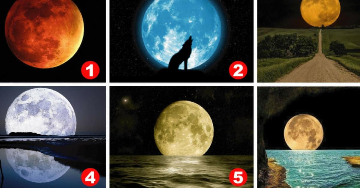 Faça o teste da lua e veja qual sua verdadeira personalidade
