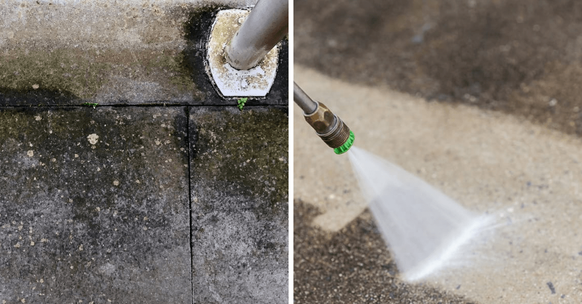 Como limpar lodo do chão de cimento, das paredes e da calçada