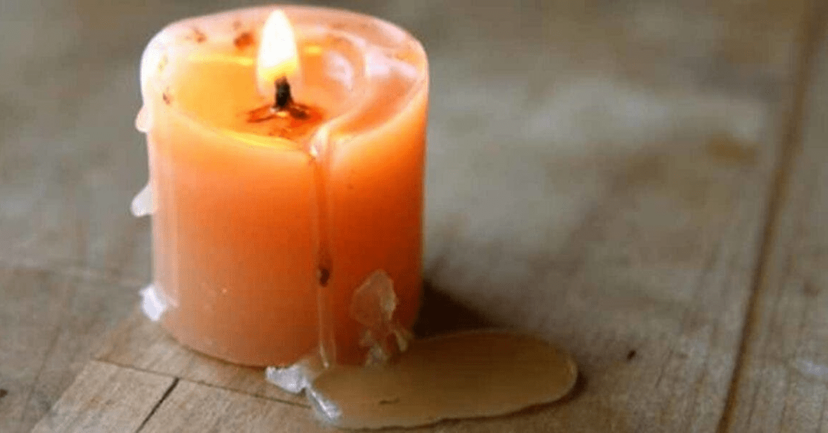 Como tirar cera de vela derretida