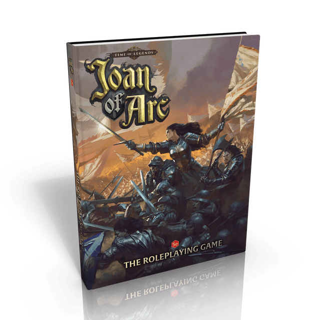 Time of Legends Joan of Arc Kickstarter Unveils 5e OGL RPG Dice Monkey