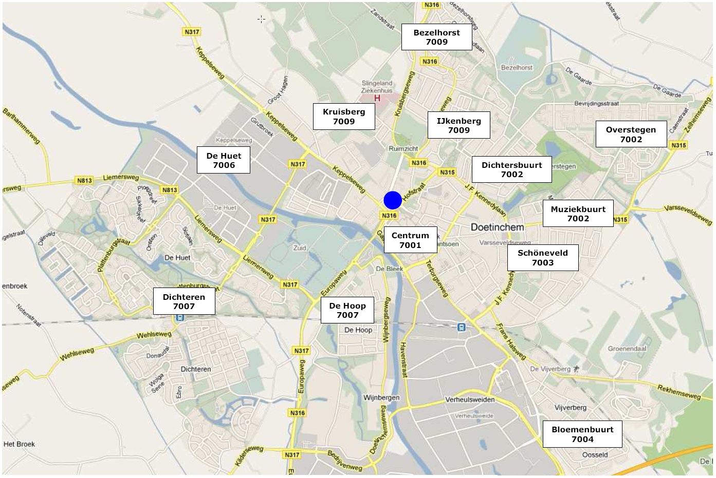 Wijken Doetinchem Kaart City Promotie, Software(Fotoalbum Doetinchem)