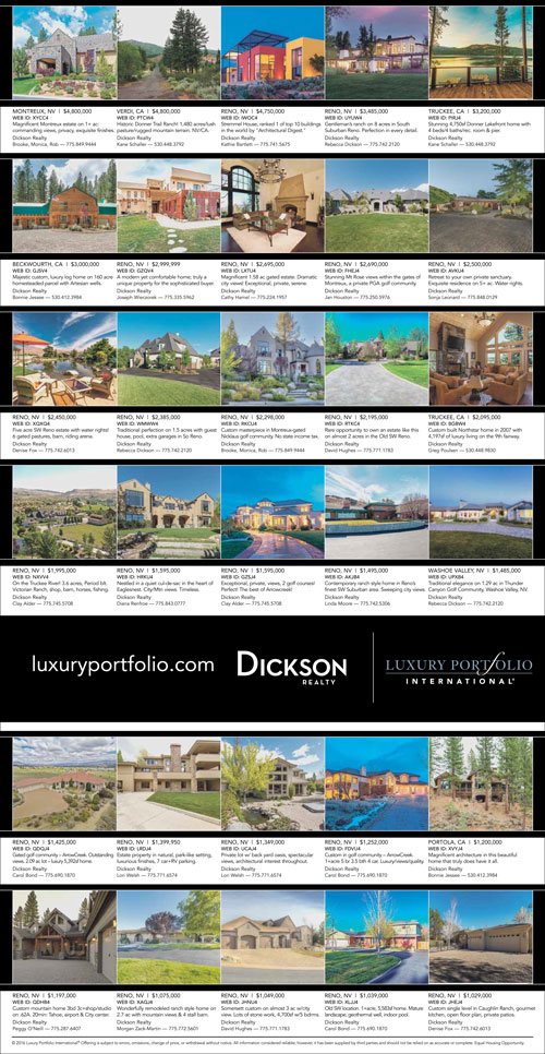 Dickson Realty Luxury Listings in Wall Street Journal Dickson Realty