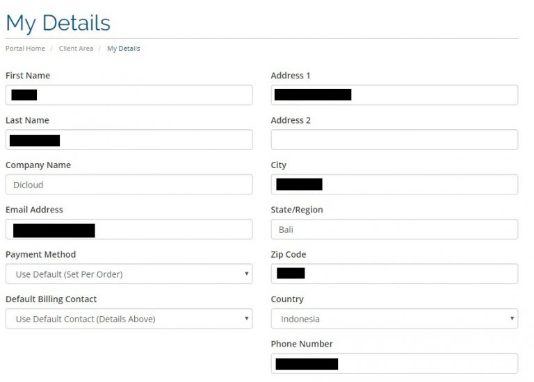 Panduan Cara Merubah Informasi Profil di cPanel Tutorial Dicloud