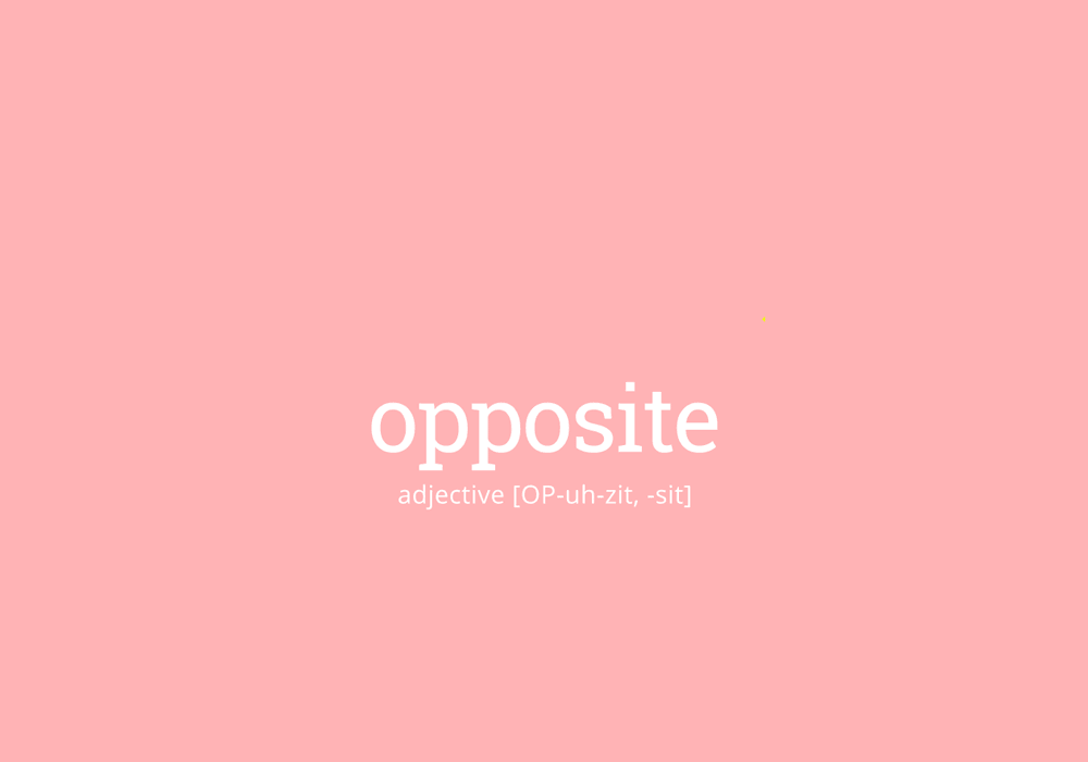 Words That Are Their Own Opposites
