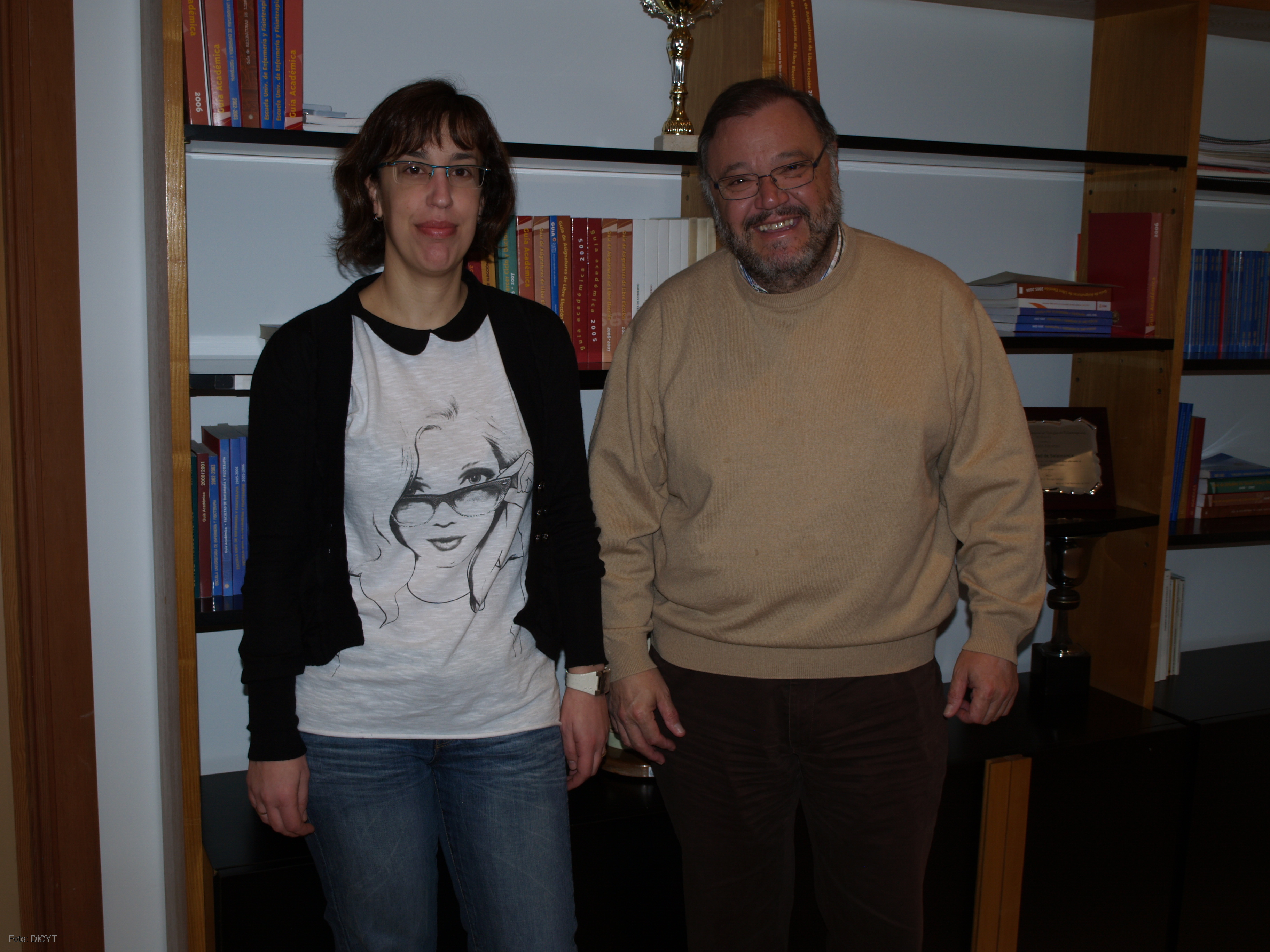 María del Carmen Sánchez y José Ignacio Calvo Arenillas.