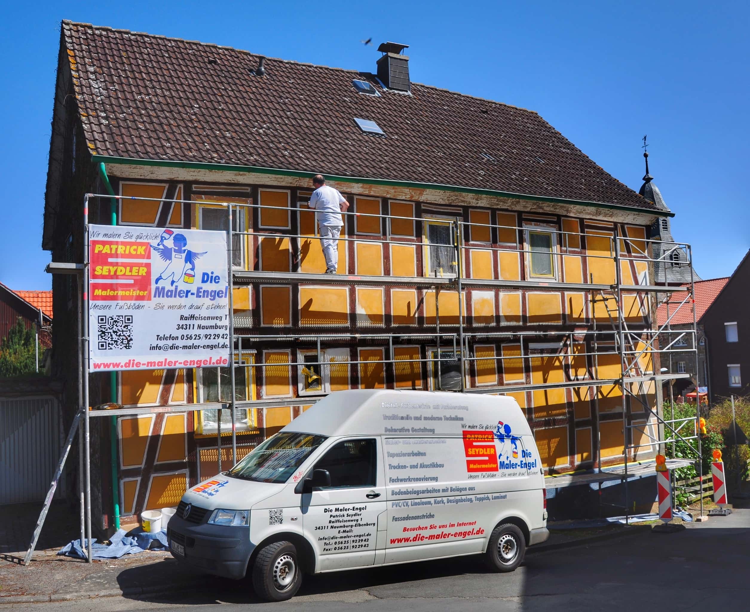 Fachwerkrenovierung Die Maler Engel In Naumburg Kreis Kassel