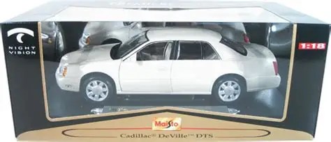 2002 Cadillac Deville DTS White w/ Night Vision (Maisto) 1/18 diecast
