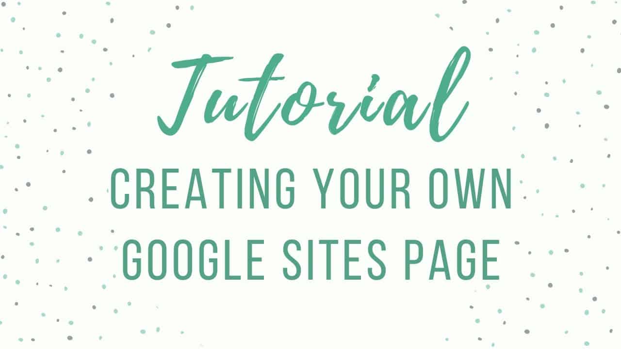 Do It Yourself Tutorials Tutorial Creating Your Own Google Site