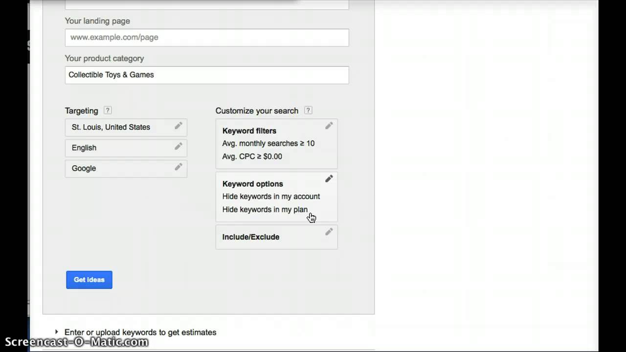 Digital Advertising Tutorials How to Use Google Adwords Keyword