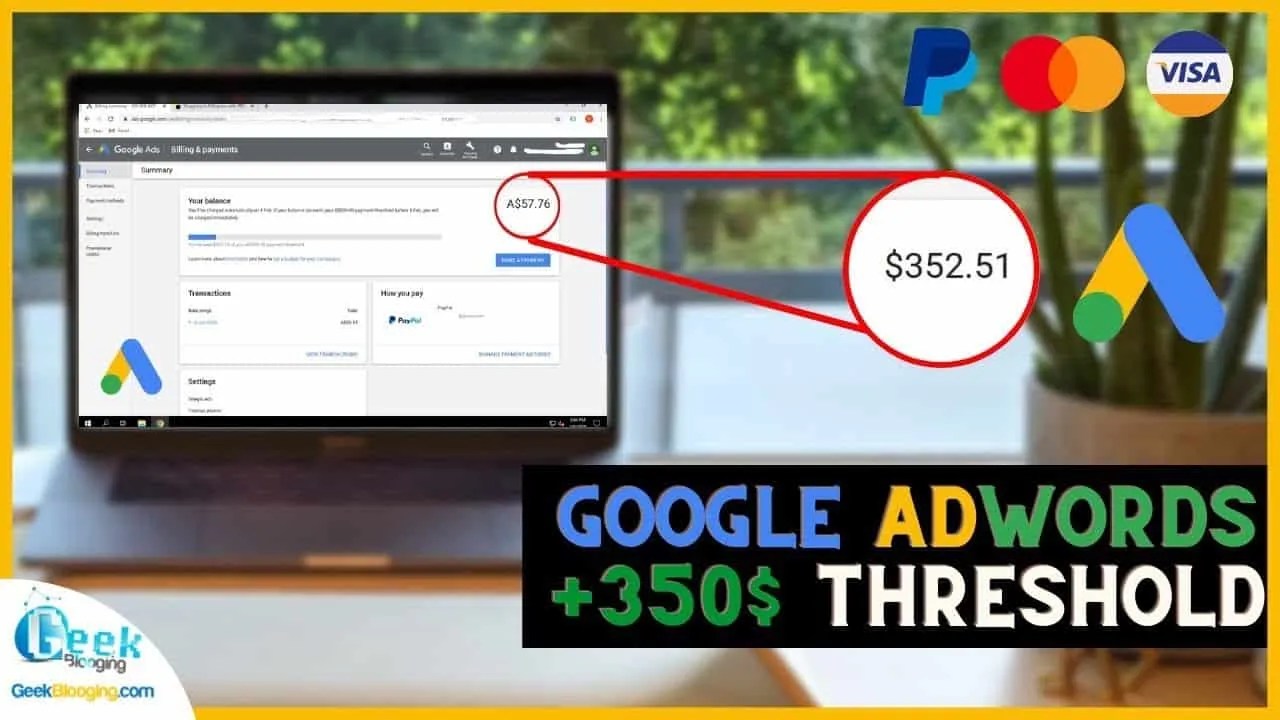 Digital Advertising Tutorials Google Ads 350 Threshold Method Easy