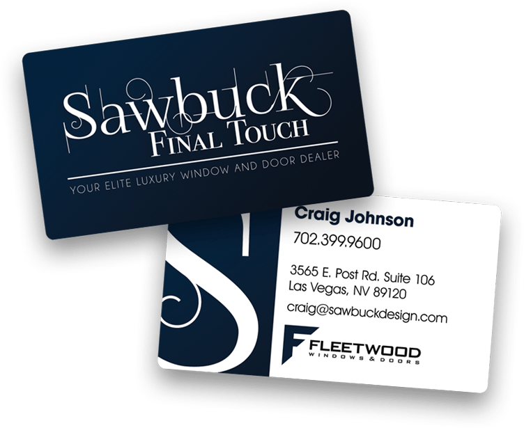 Sawbuck Final Touch Dieter Designs