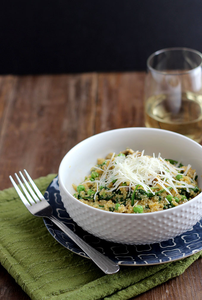 Spring Quinoa Risotto Dietitian Debbie Dishes