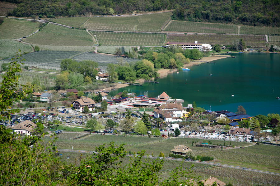 Kalterer See 08 Wandern Südtirol bis Gardasee Wandertipps mit Fotos