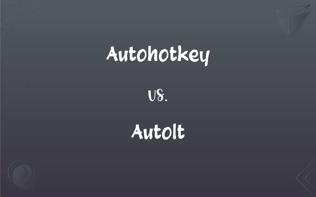 Autohotkey vs. AutoIt What’s the Difference?