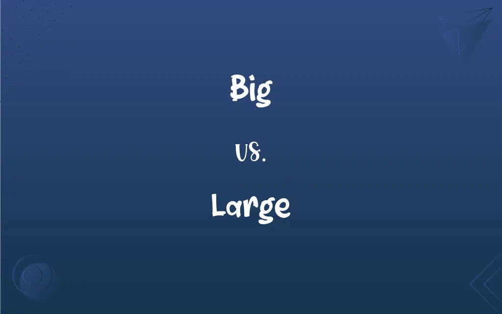 Big vs. Large What’s the Difference?