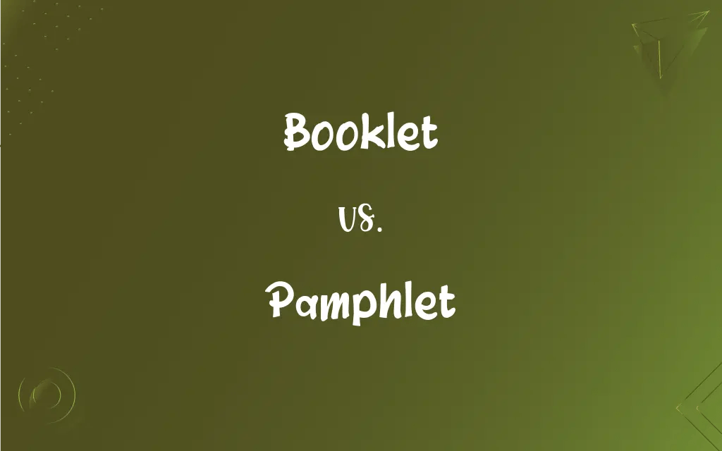 Booklet vs. Pamphlet What’s the Difference