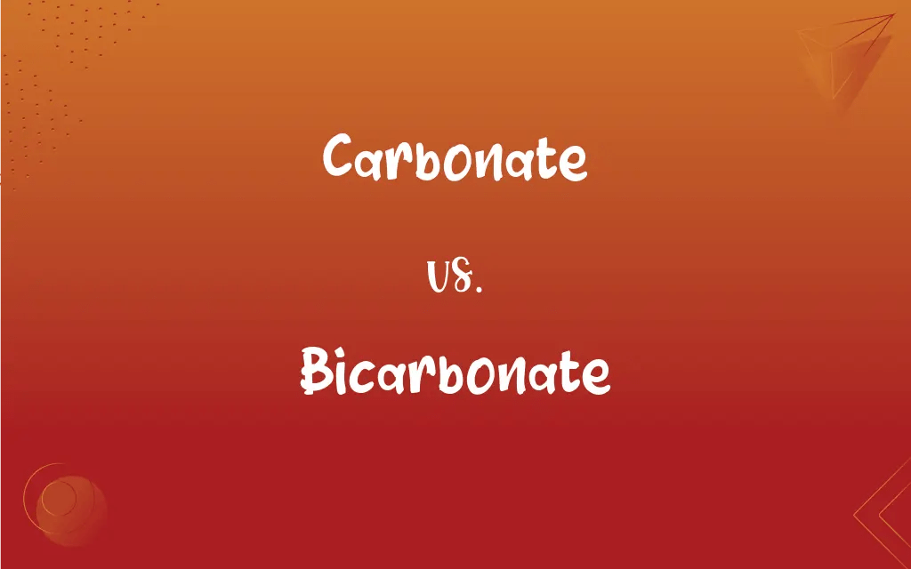 Carbonate vs. Bicarbonate What’s the Difference?