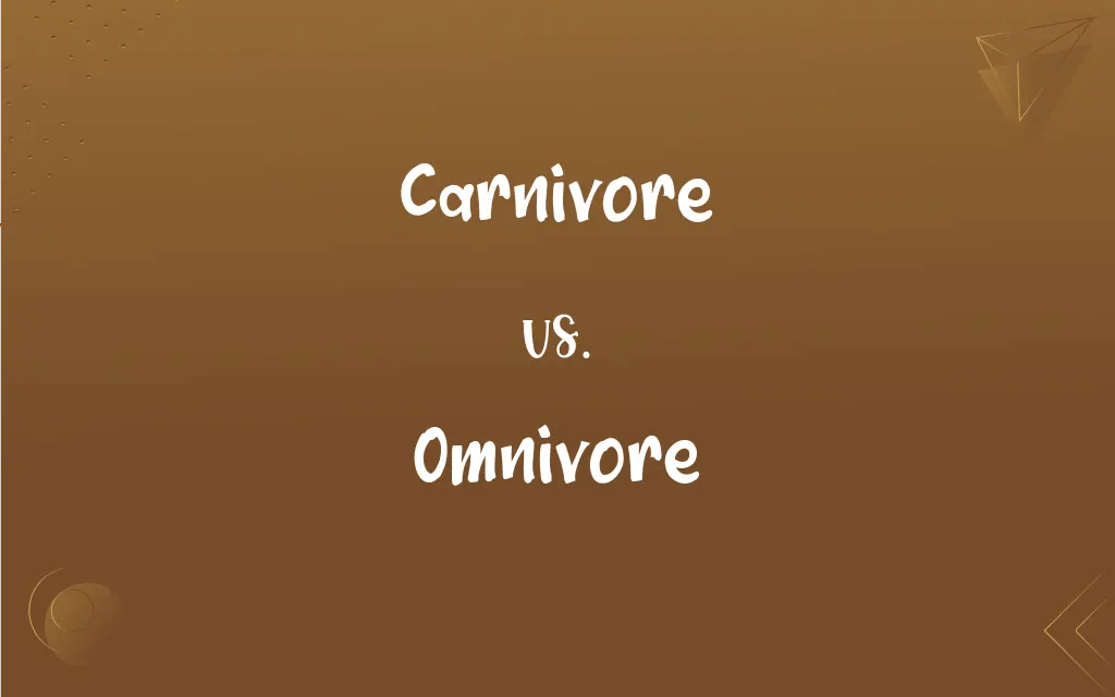 Carnivore vs. Omnivore What’s the Difference?