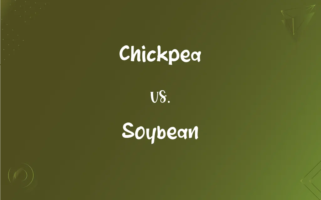 Chickpea vs. Soybean What’s the Difference?